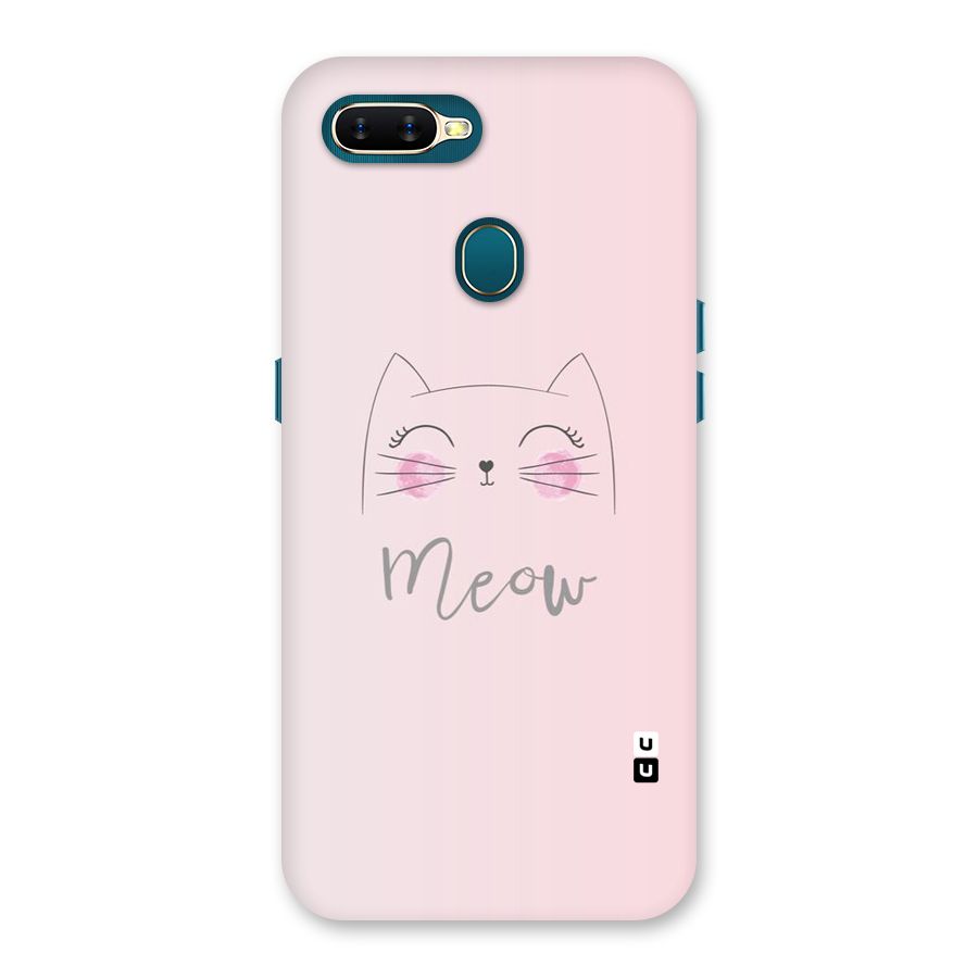 Meow Pink Back Case for Oppo A11k