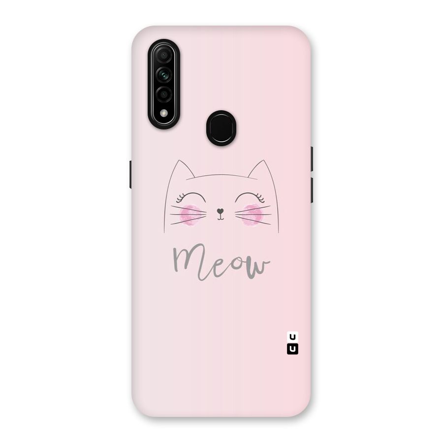 Meow Pink Back Case for Oppo A31