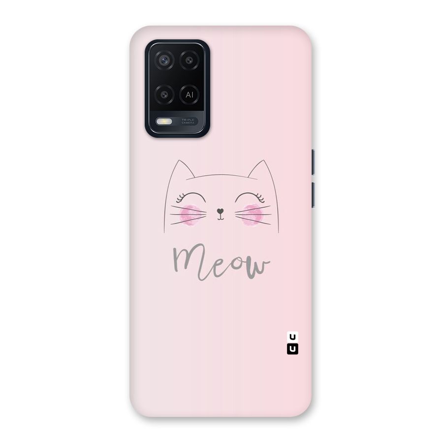 Meow Pink Back Case for Oppo A54