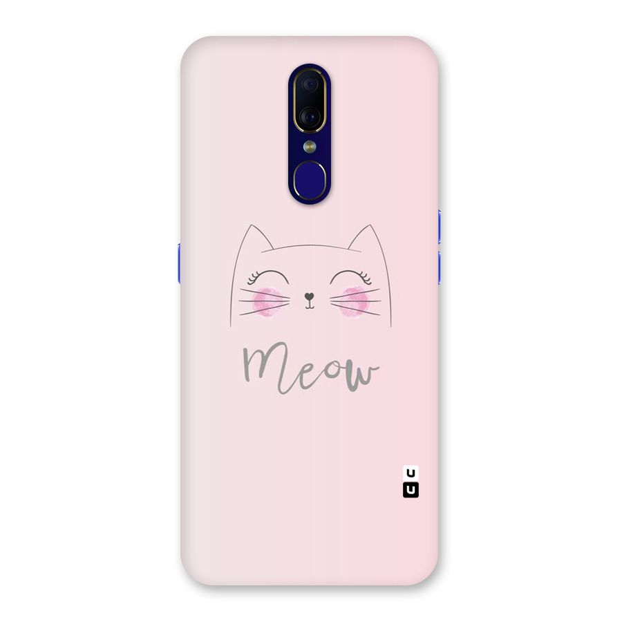 Meow Pink Back Case for Oppo A9