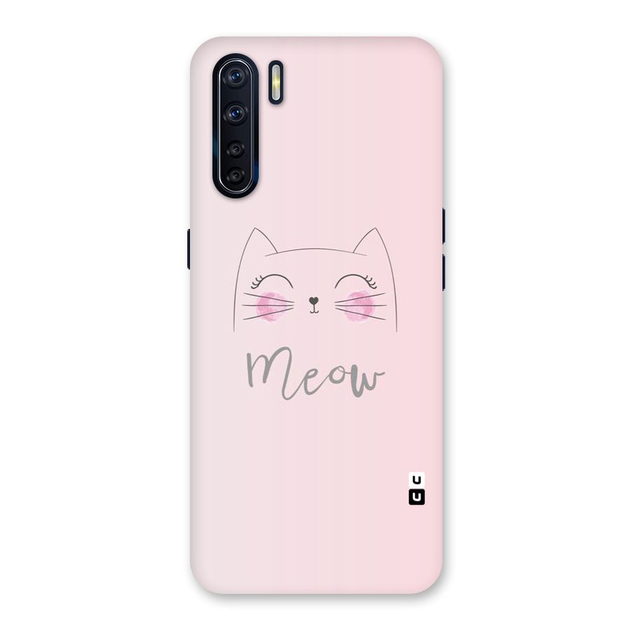 Meow Pink Back Case for Oppo F15