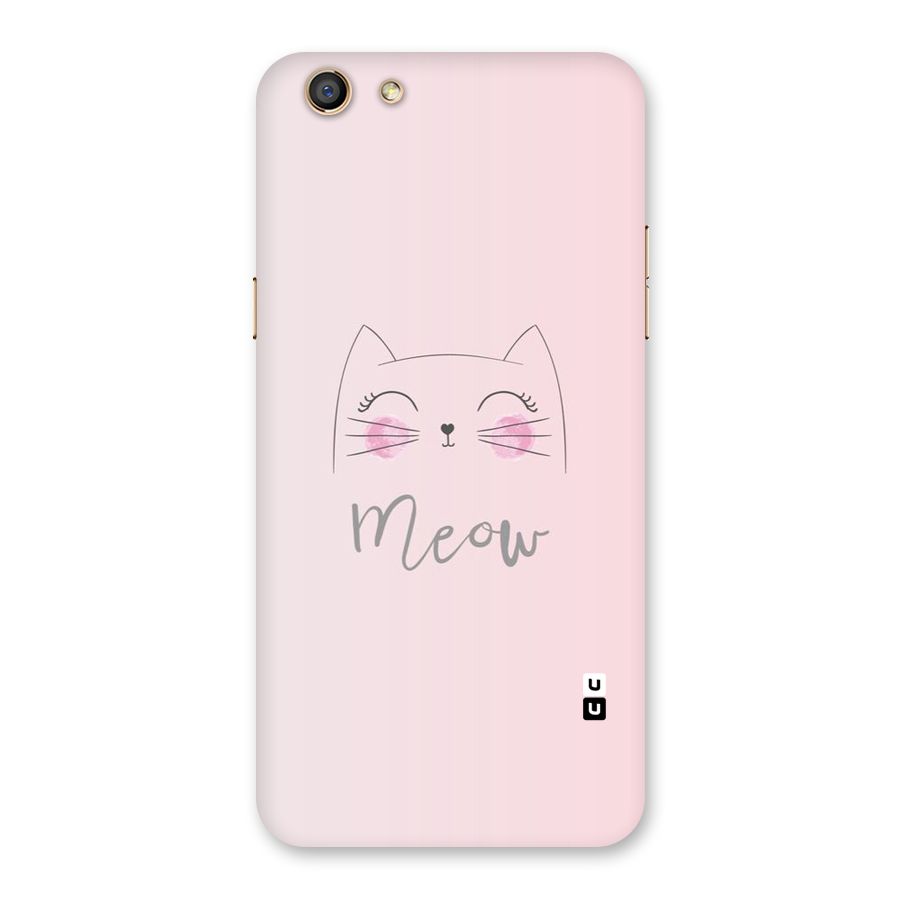Meow Pink Back Case for Oppo F3