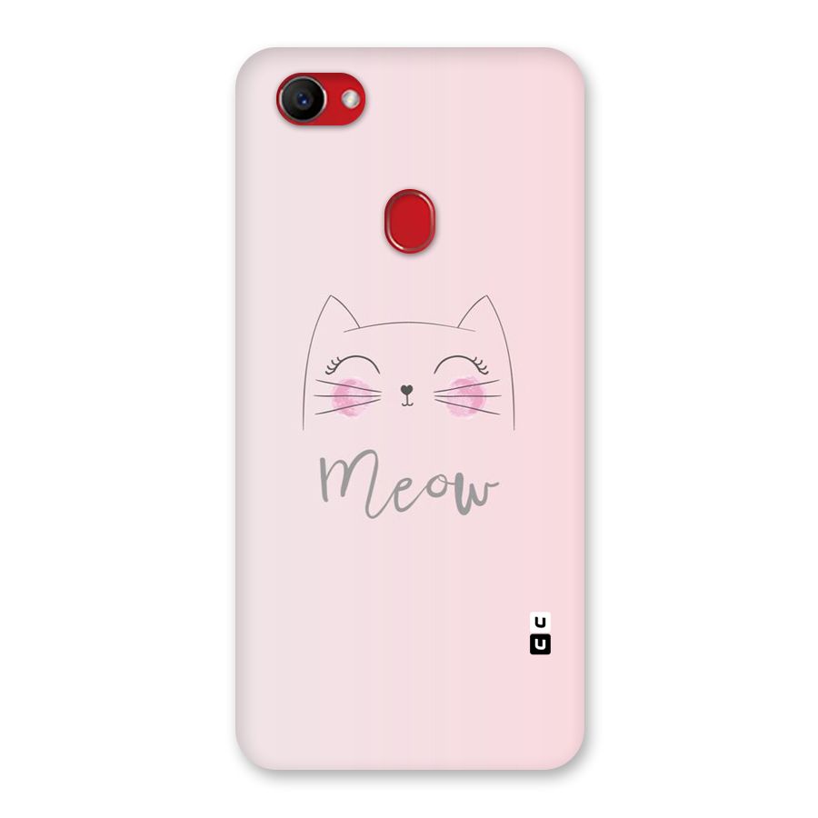 Meow Pink Back Case for Oppo F7
