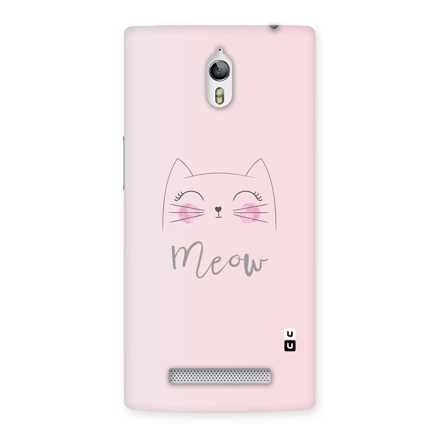 Meow Pink Back Case for Oppo Find 7