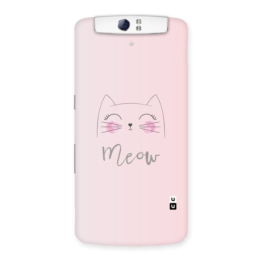 Meow Pink Back Case for Oppo N1