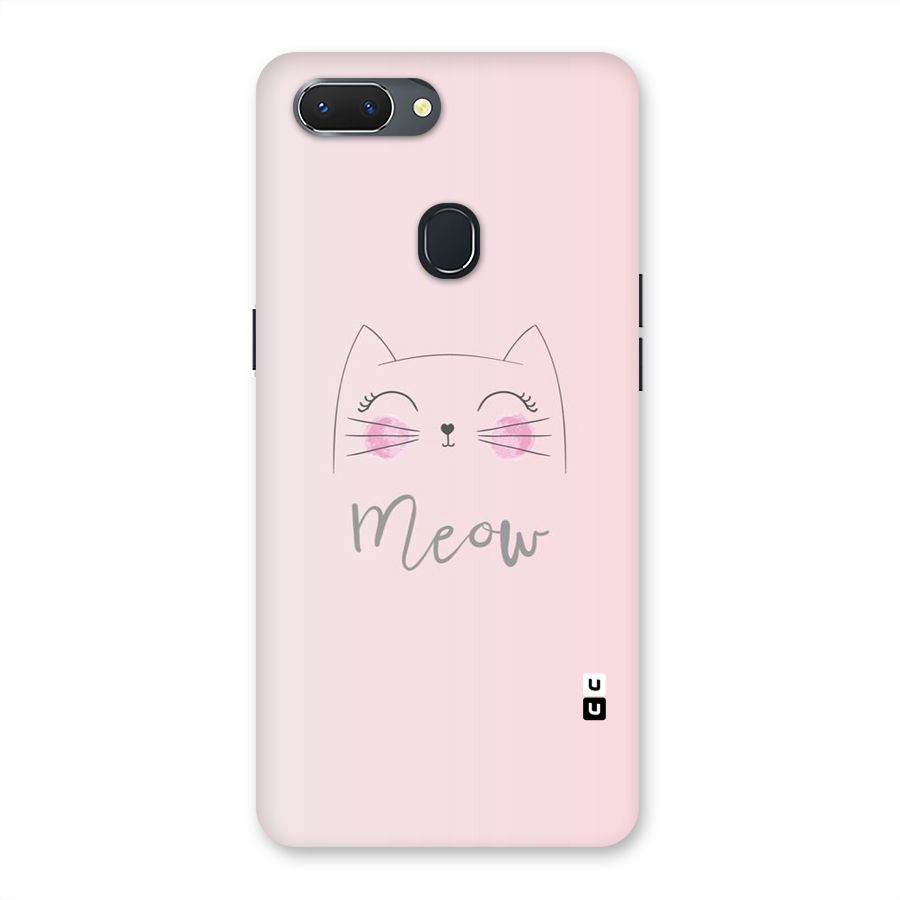Meow Pink Back Case for Oppo Realme 2