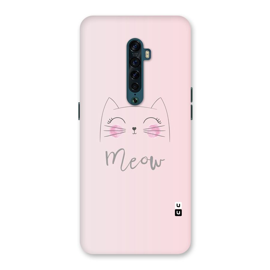 Meow Pink Back Case for Oppo Reno2
