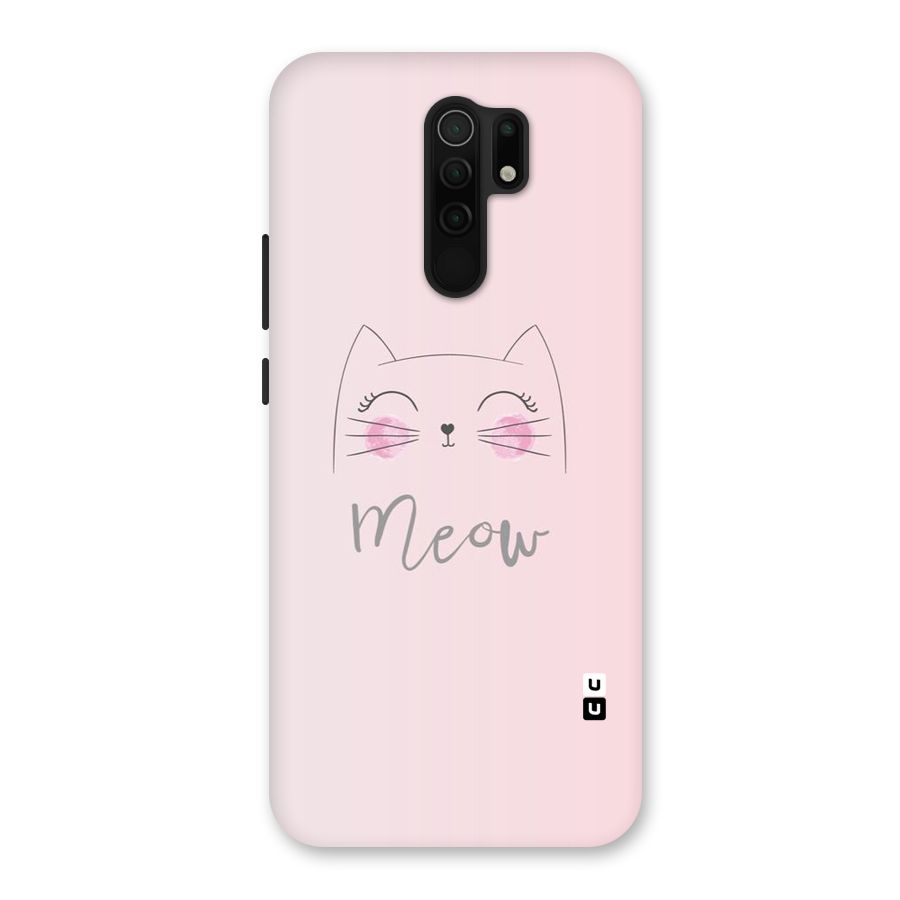 Meow Pink Back Case for Poco M2