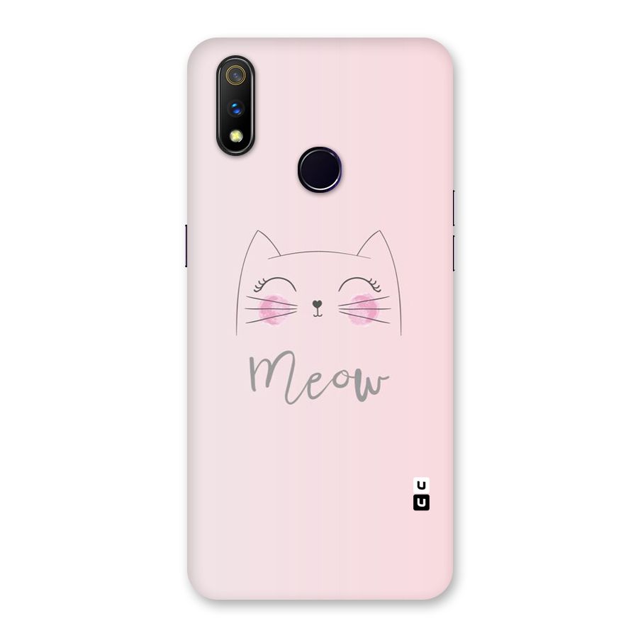 Meow Pink Back Case for Realme 3 Pro