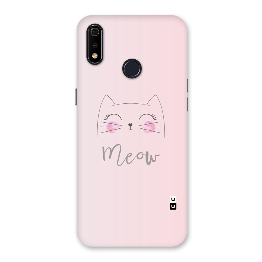 Meow Pink Back Case for Realme 3i