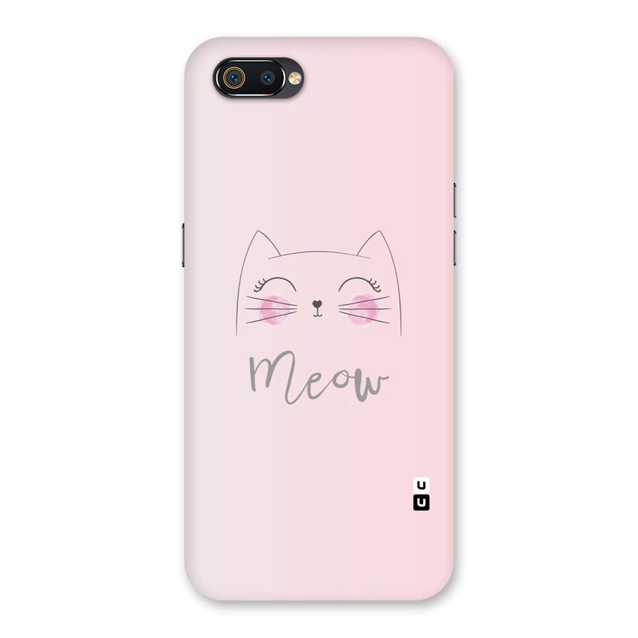 Meow Pink Back Case for Realme C2