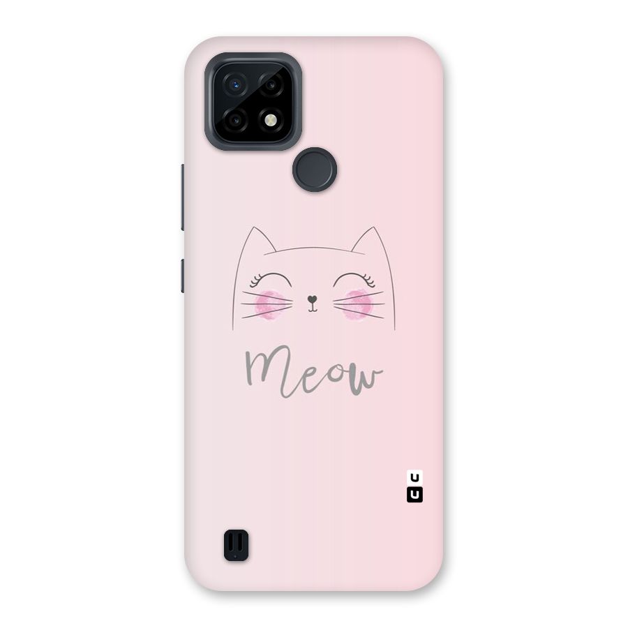 Meow Pink Back Case for Realme C21