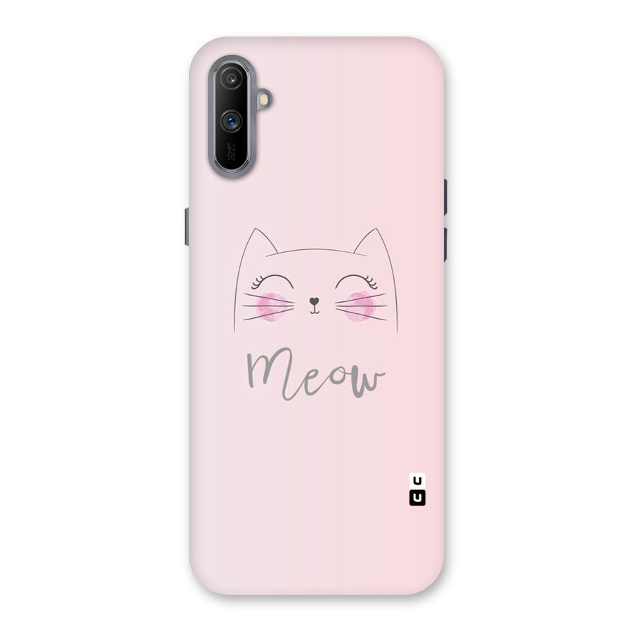 Meow Pink Back Case for Realme C3