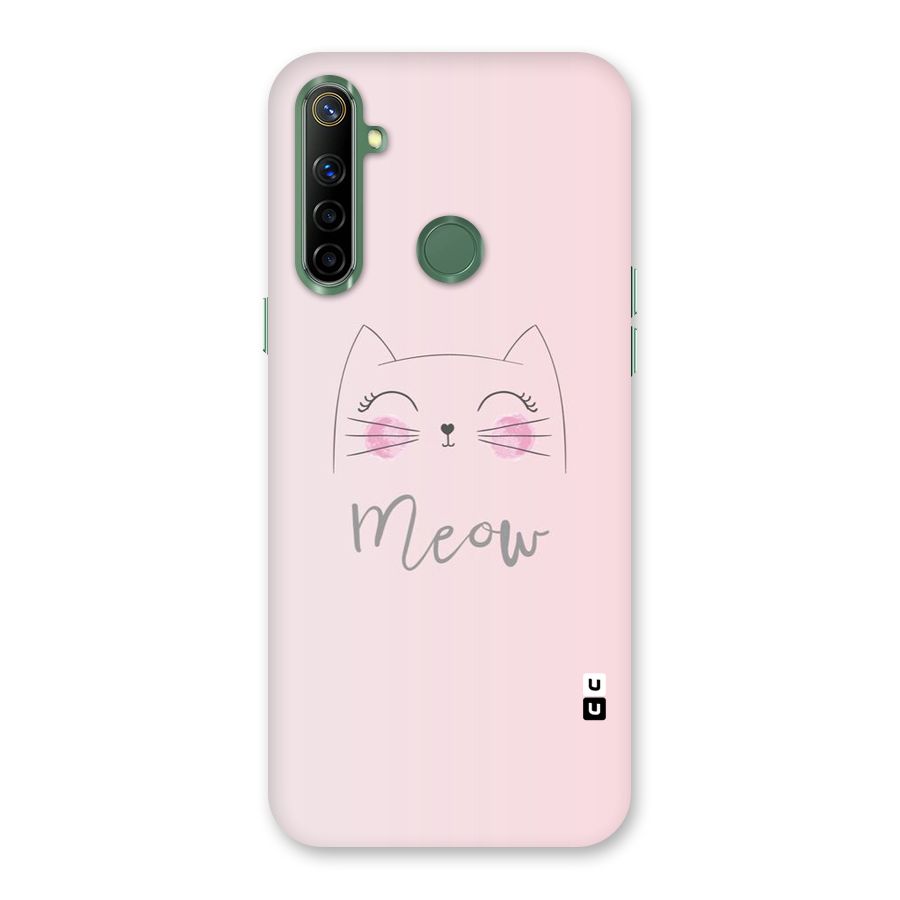 Meow Pink Back Case for Realme Narzo 10