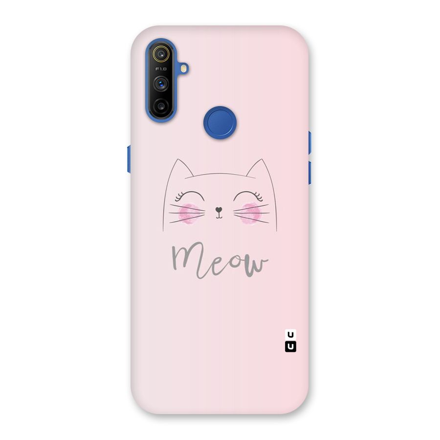 Meow Pink Back Case for Realme Narzo 10A