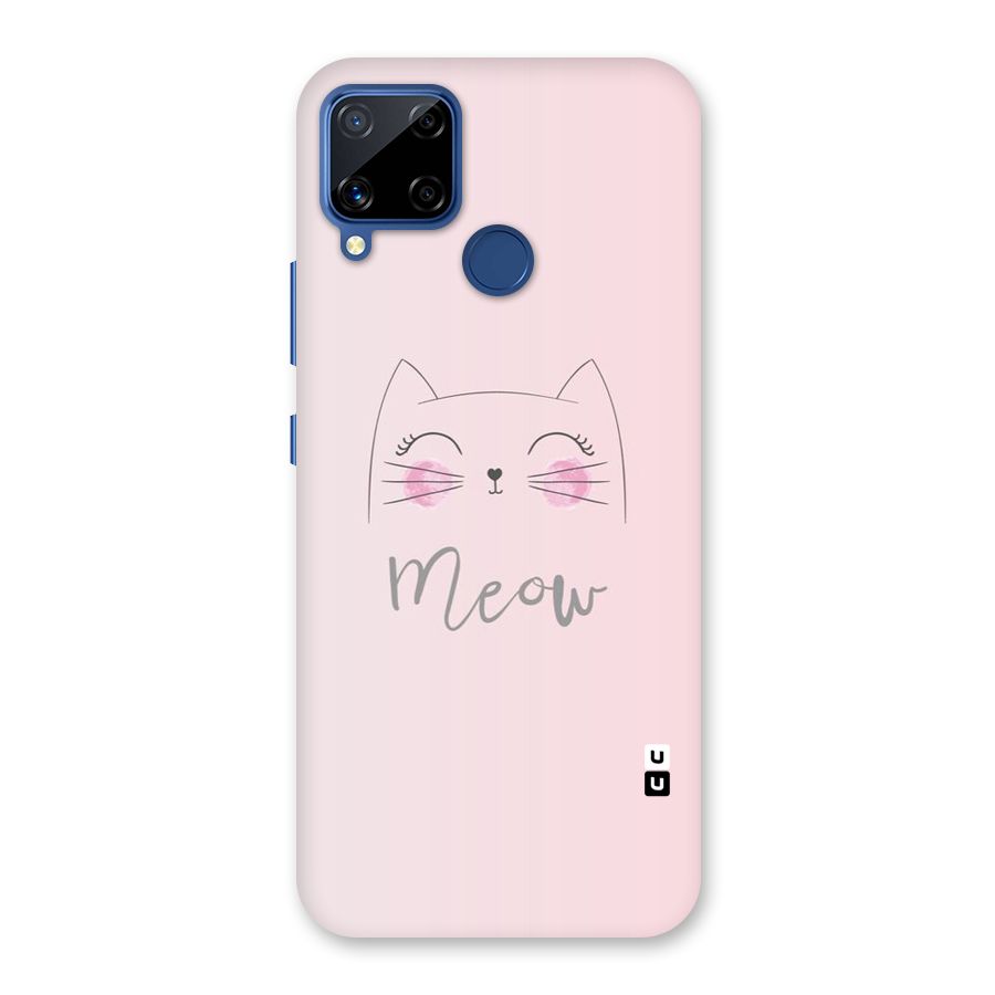 Meow Pink Back Case for Realme Narzo 30A