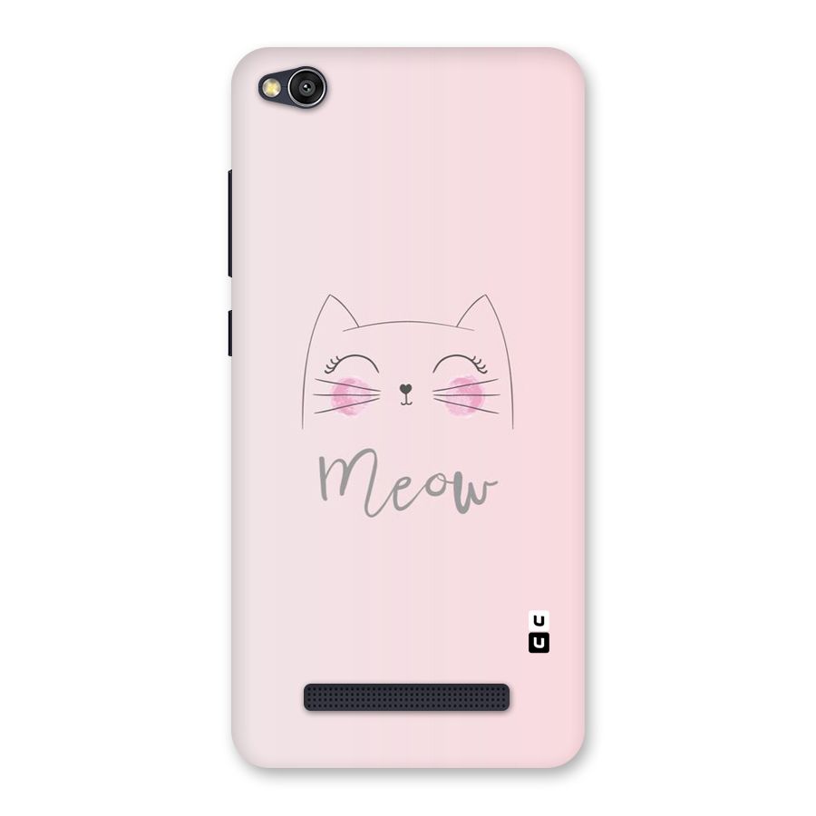 Meow Pink Back Case for Redmi 4A