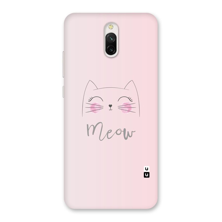 Meow Pink Back Case for Redmi 8A Dual