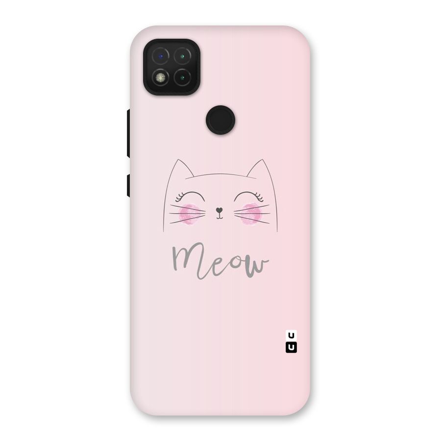 Meow Pink Back Case for Redmi 9