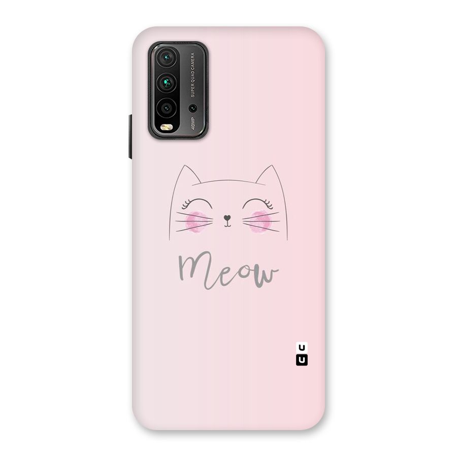 Meow Pink Back Case for Redmi 9 Power