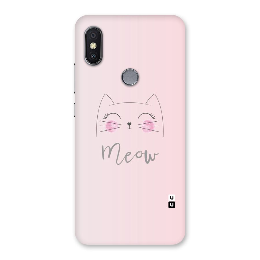 Meow Pink Back Case for Redmi Y2