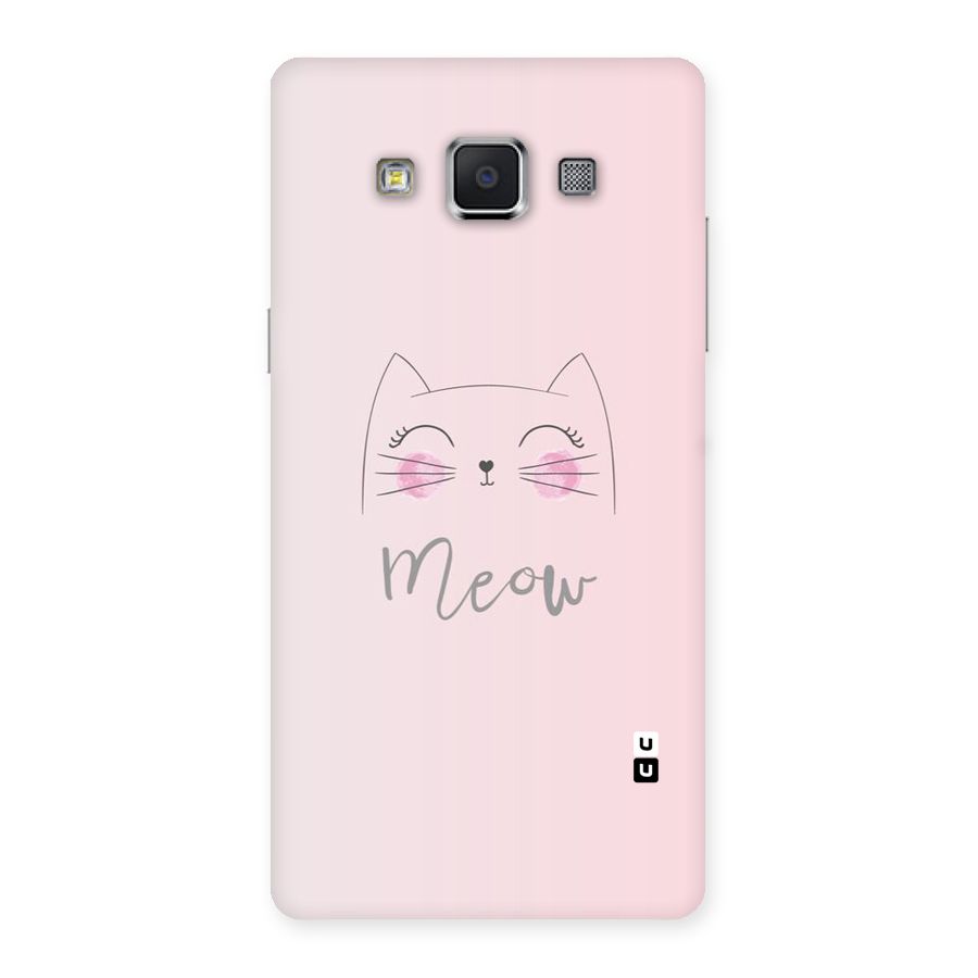 Meow Pink Back Case for Samsung Galaxy A5