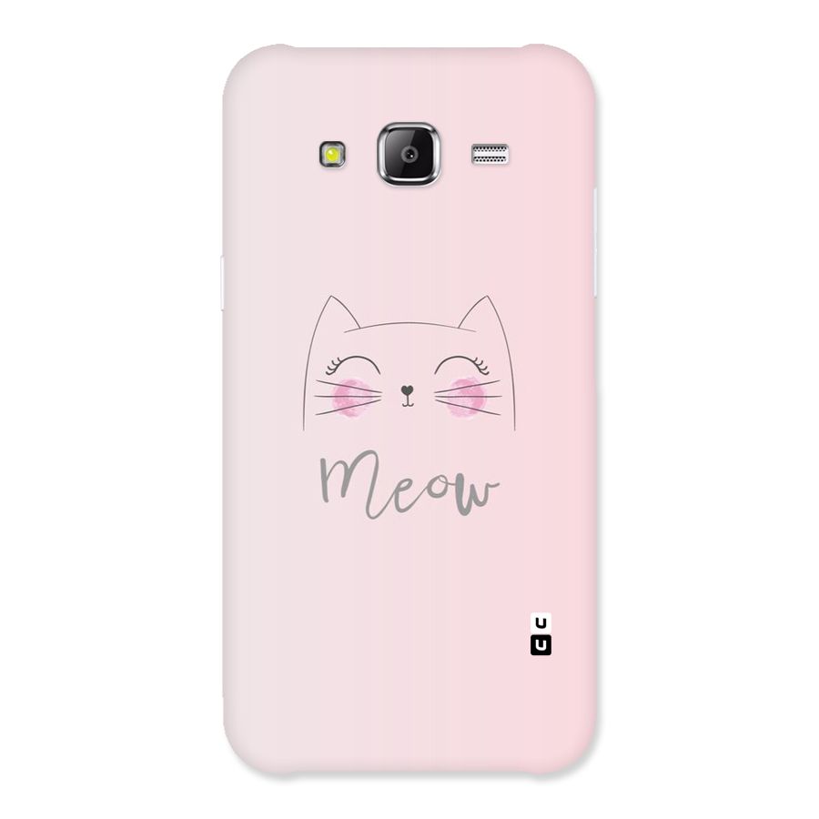 Meow Pink Back Case for Samsung Galaxy J2 Prime