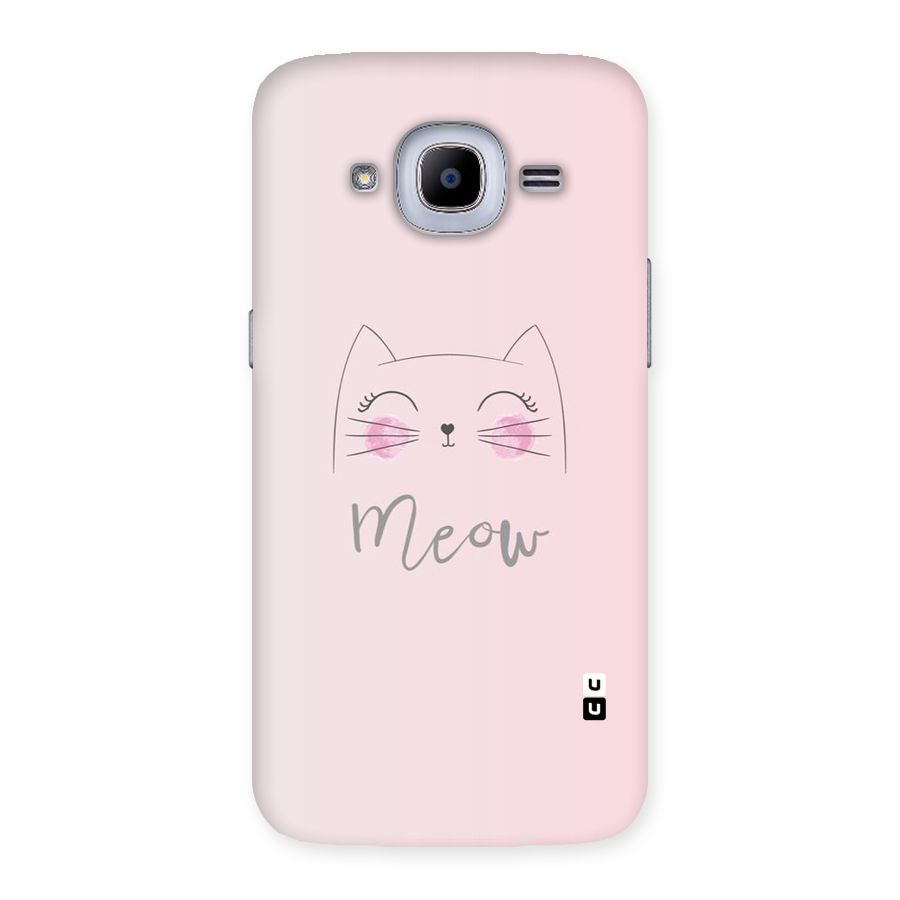 Meow Pink Back Case for Samsung Galaxy J2 Pro