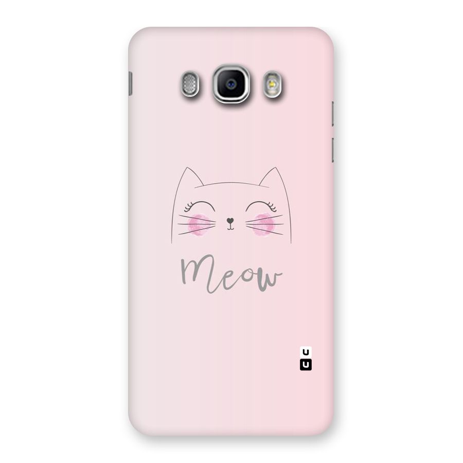 Meow Pink Back Case for Samsung Galaxy J5 2016