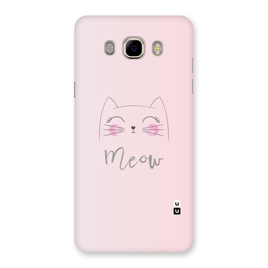 Meow Pink Back Case for Samsung Galaxy J7 2016