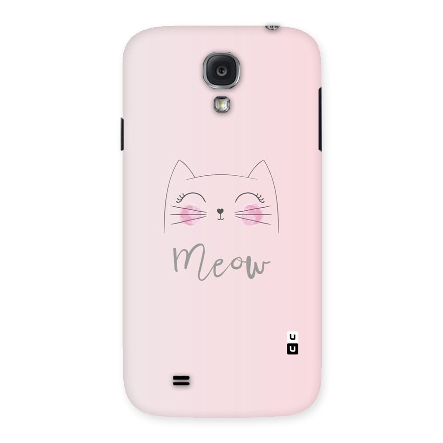 Meow Pink Back Case for Samsung Galaxy S4