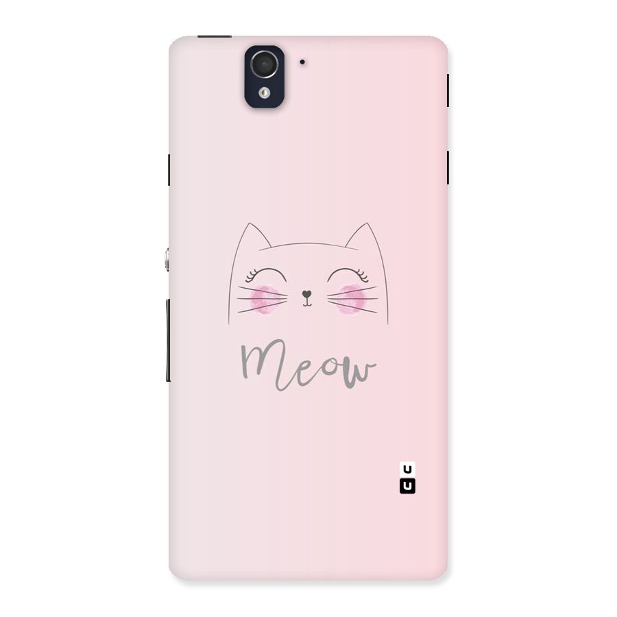 Meow Pink Back Case for Sony Xperia Z
