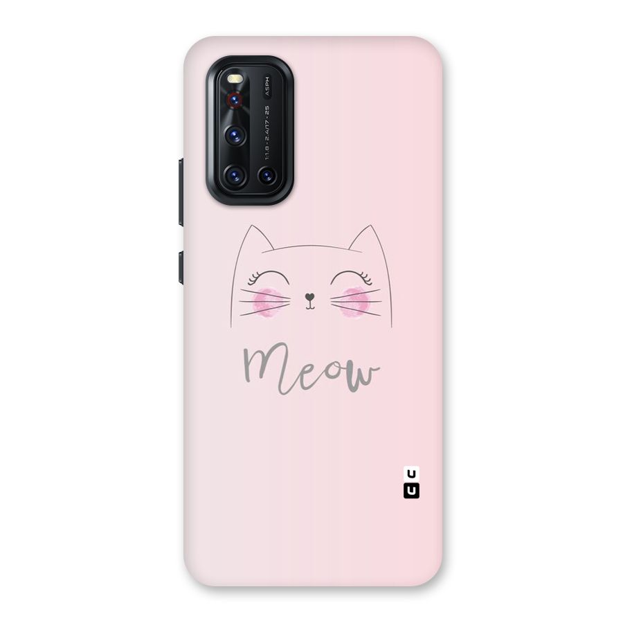 Meow Pink Back Case for Vivo V19