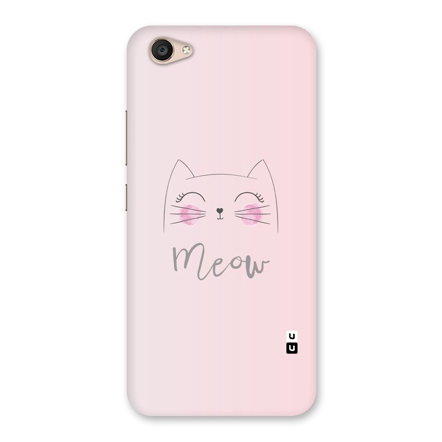 Meow Pink Back Case for Vivo V5 Plus
