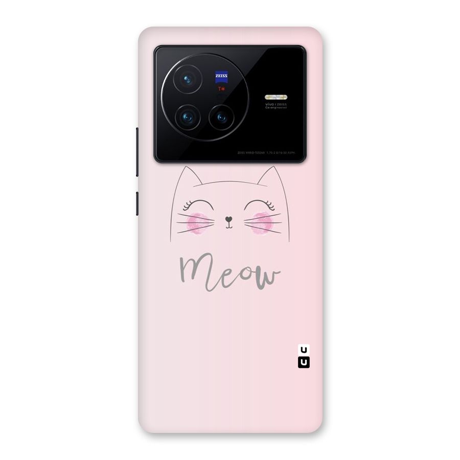 Meow Pink Back Case for Vivo X80