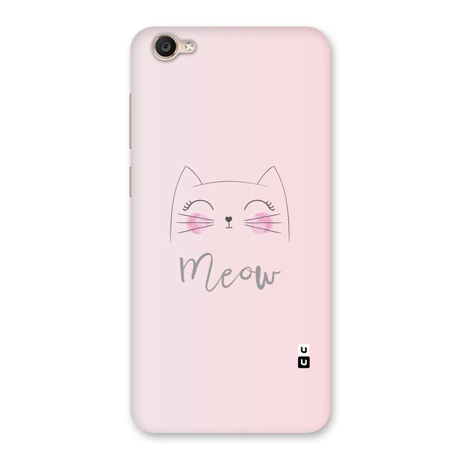 Meow Pink Back Case for Vivo Y55L