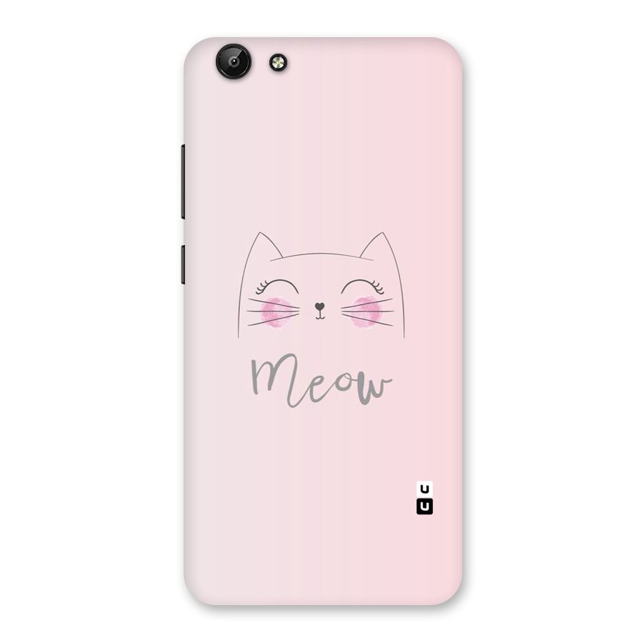 Meow Pink Back Case for Vivo Y69