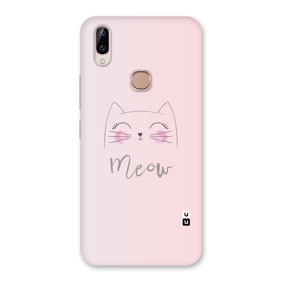 Meow Pink Back Case for Vivo Y83 Pro