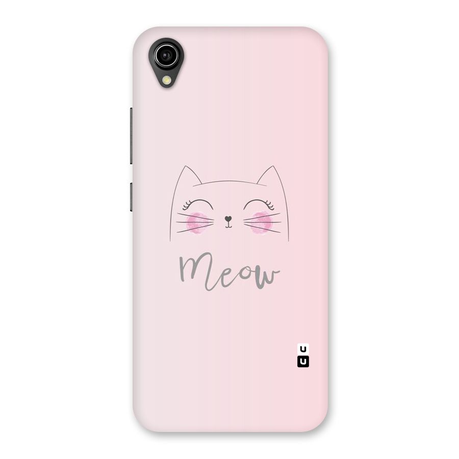 Meow Pink Back Case for Vivo Y90