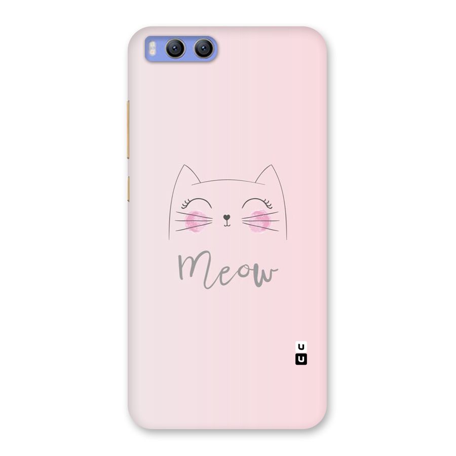Meow Pink Back Case for Xiaomi Mi 6