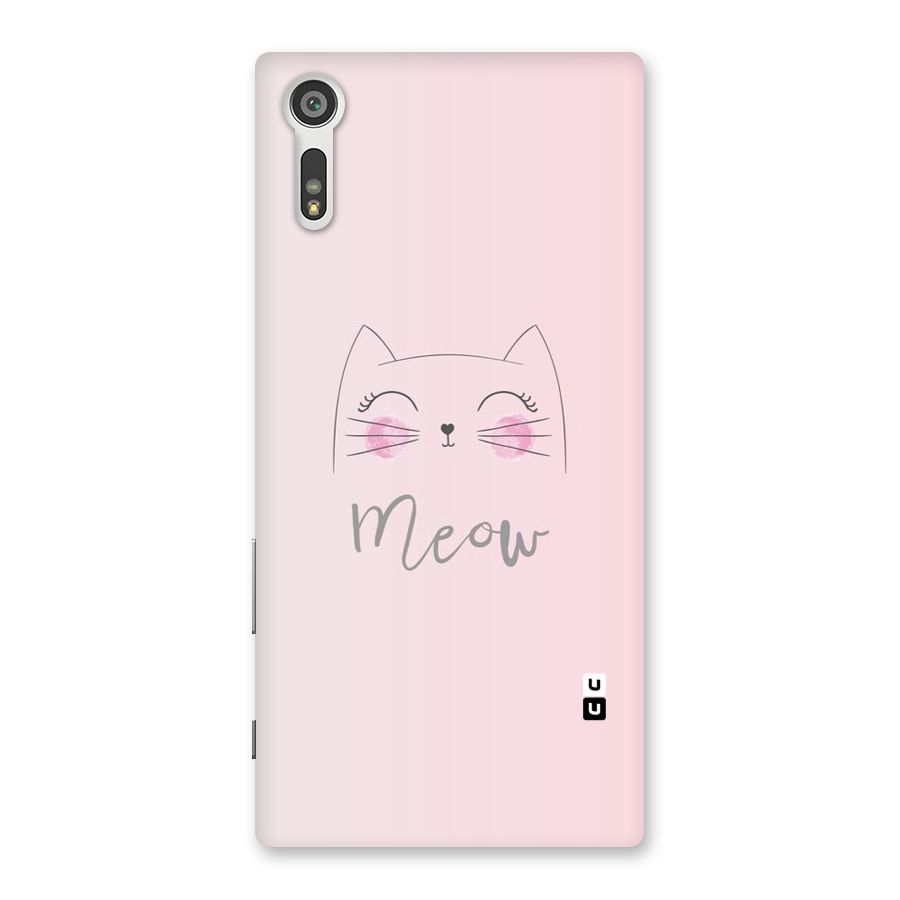 Meow Pink Back Case for Xperia XZ