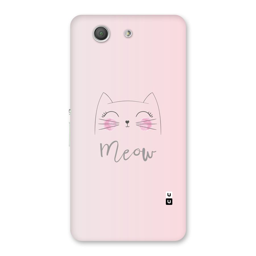 Meow Pink Back Case for Xperia Z3 Compact