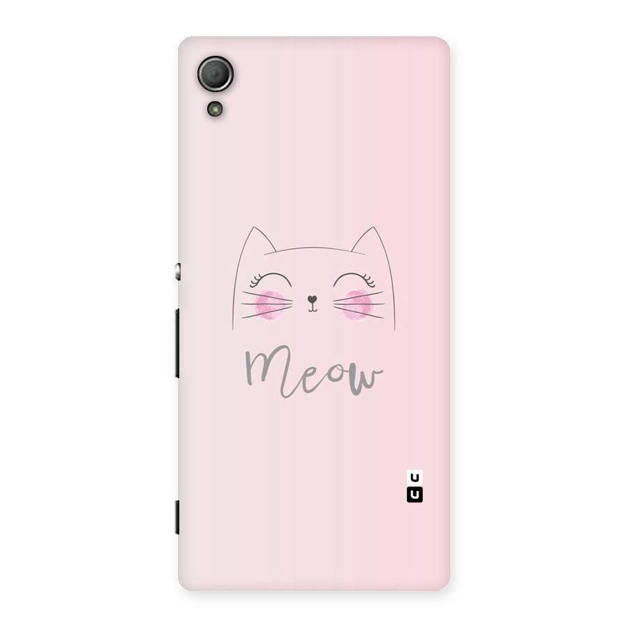Meow Pink Back Case for Xperia Z3 Plus