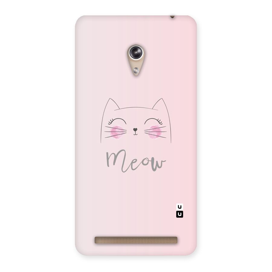 Meow Pink Back Case for Zenfone 6