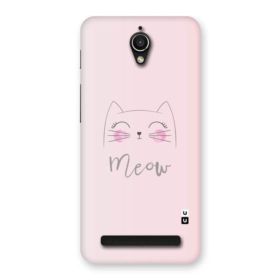 Meow Pink Back Case for Zenfone Go