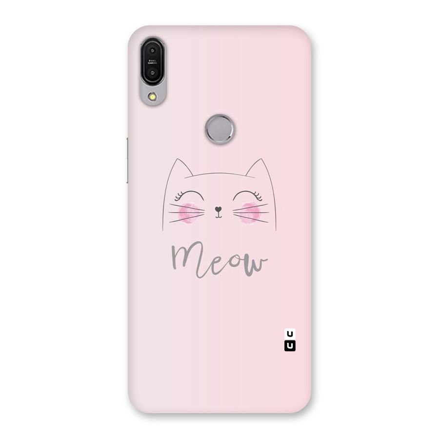 Meow Pink Back Case for Zenfone Max Pro M1