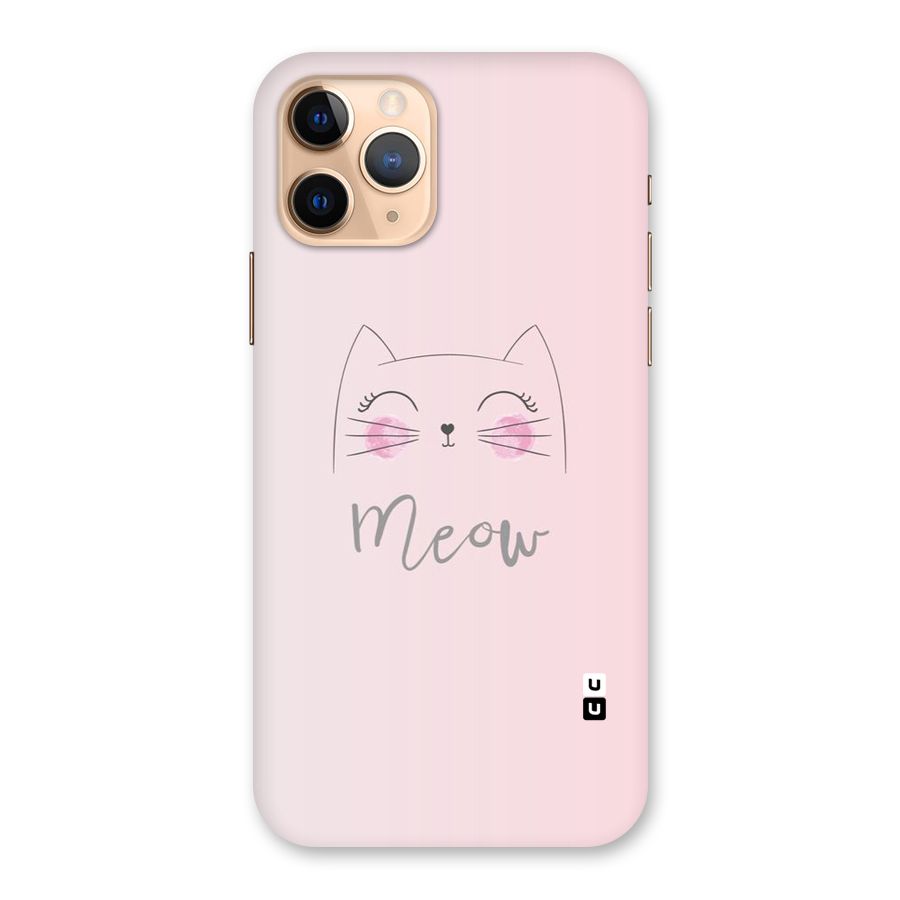 Meow Pink Back Case for iPhone 11 Pro