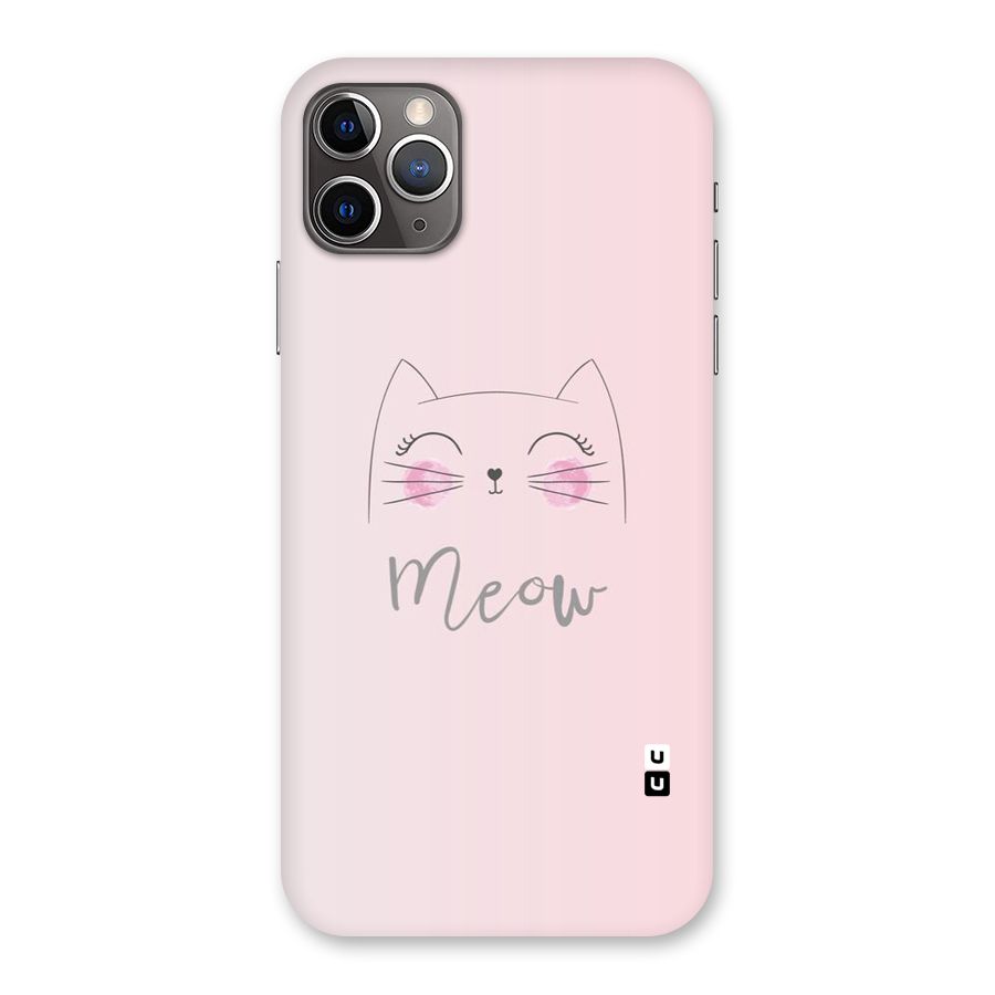 Meow Pink Back Case for iPhone 11 Pro Max