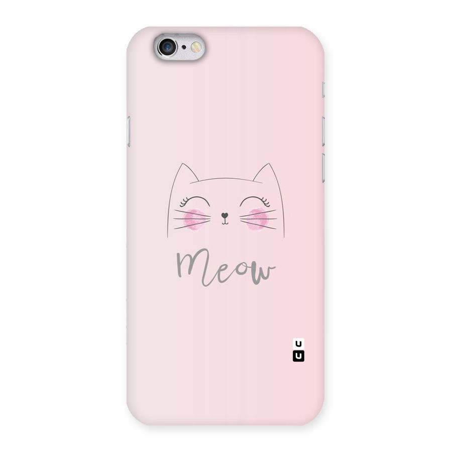 Meow Pink Back Case for iPhone 6 6S