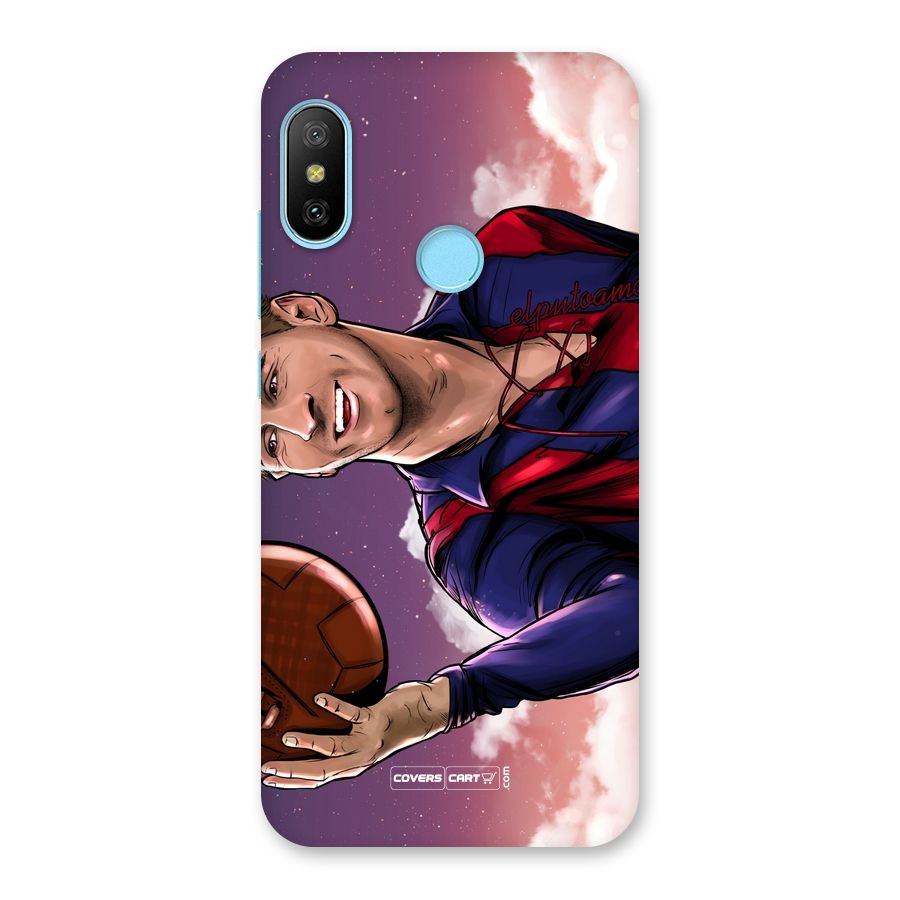 Messi Artwork Back Case for Redmi 6 Pro